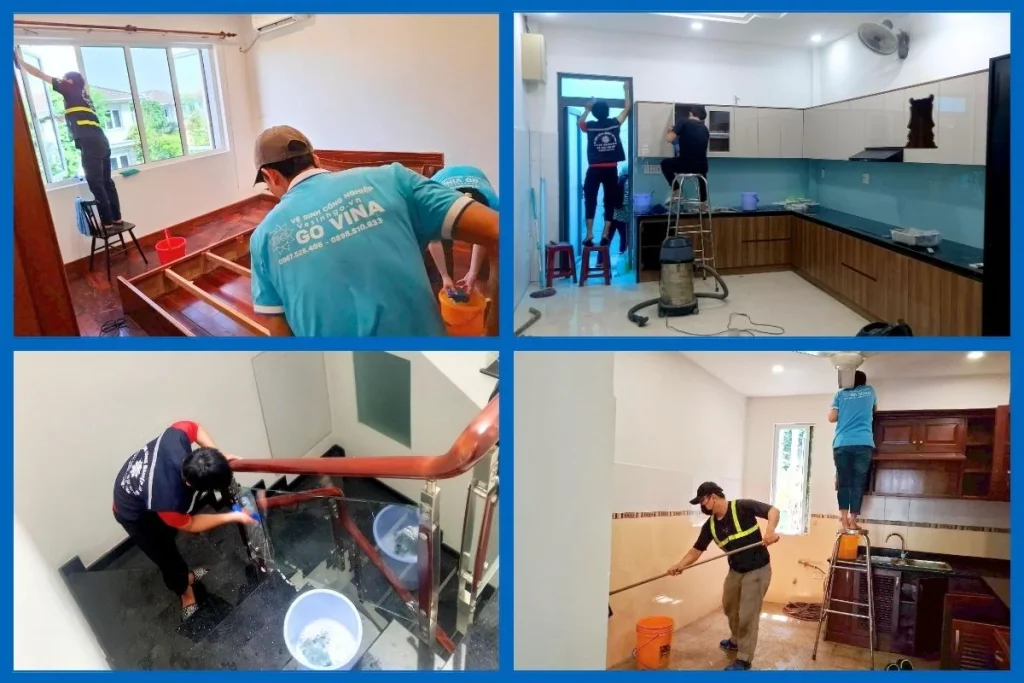 Go Vina cung cấp dịch vụ chuyên nghiệp giúp làm sạch sâu, loại bỏ bụi bẩn và vi khuẩn, giữ không gian luôn sạch sẽ
