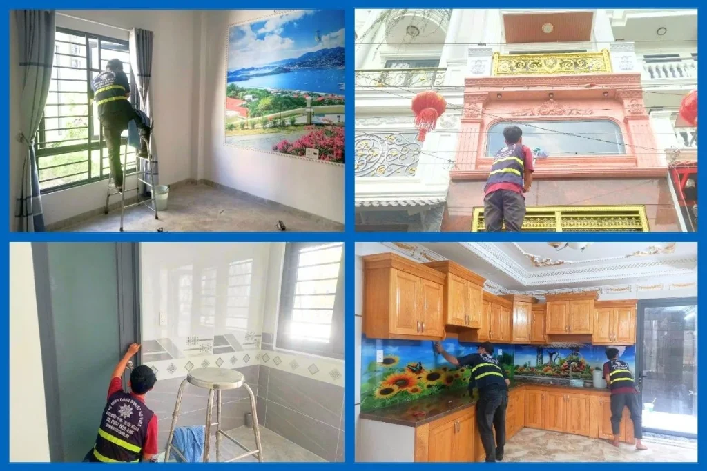 Dịch vụ vệ sinh nhà trọn gói giúp làm sạch toàn diện, loại bỏ bụi bẩn, vi khuẩn, mang lại không gian sống sạch sẽ và an toàn.