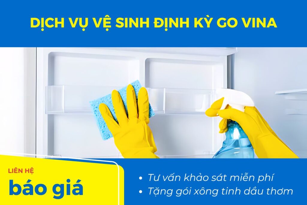 Dịch vụ vệ sinh định kỳ Go Vina đảm bảo không gian sống luôn sạch sẽ và gọn gàng.