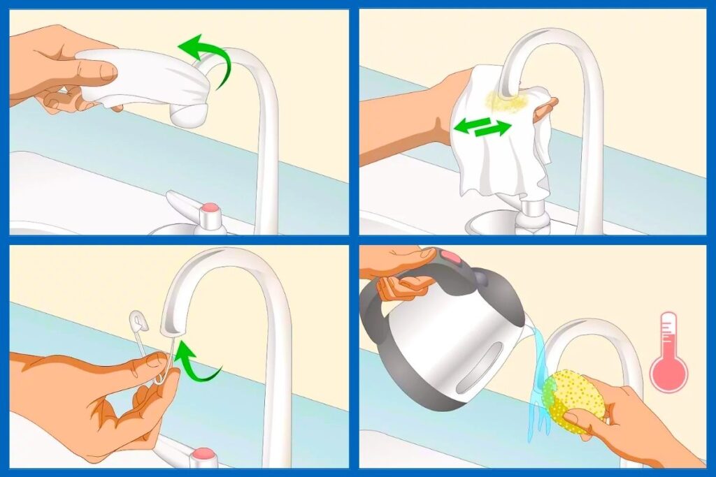 Cắt chanh - Tẩy cặn canxi trên vòi nước bằng các phương pháp tại nhà