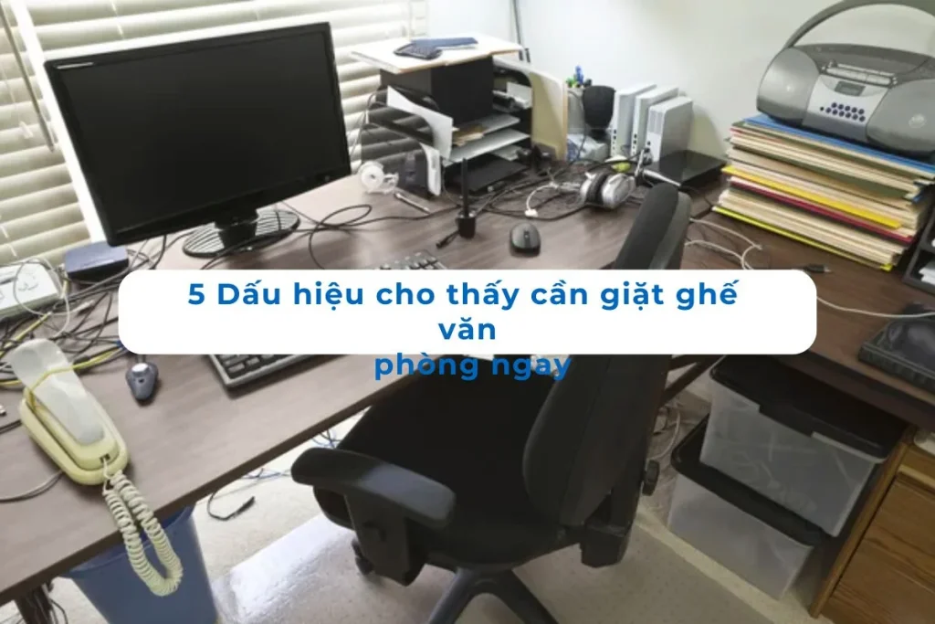 Giặt ghế văn phòng khi có mùi hôi, vết ố, bết dính hoặc dị ứng để giữ không gian làm việc sạch sẽ và an toàn.