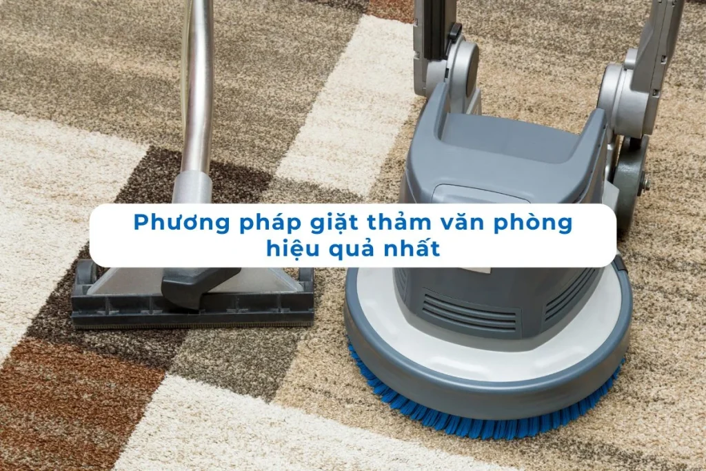 Phương pháp giặt thảm văn phòng hiệu quả